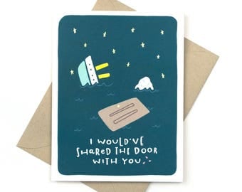 funny valentine's day card - titanic