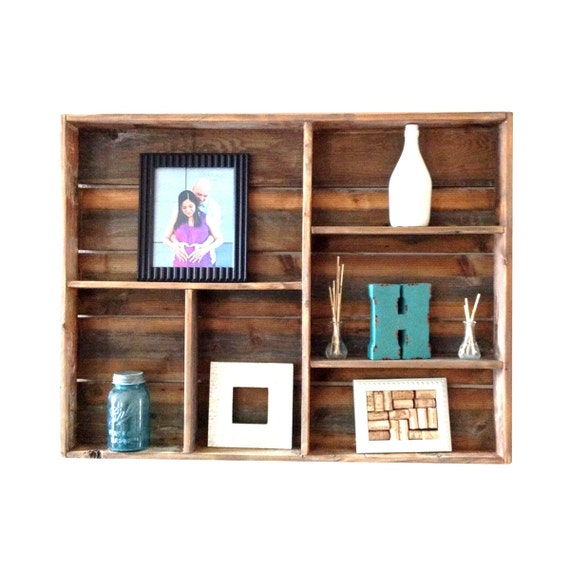 Reclaimed Wood Wall Shelf large