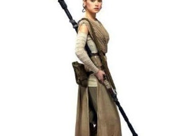 REY'S staff AND Cosplay StarWars the Force Awakens, staff and costume