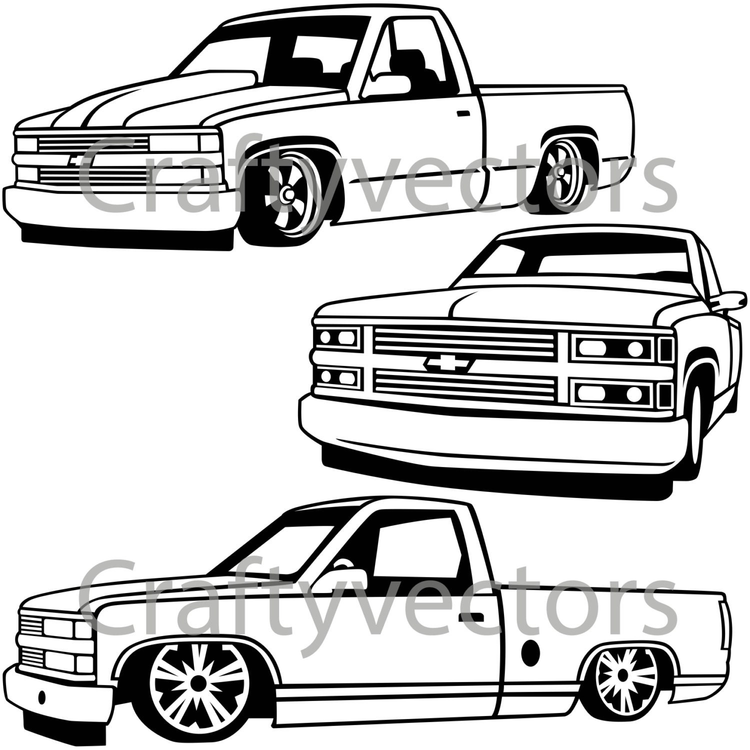 Free Free 196 Square Body Chevy Truck Svg SVG PNG EPS DXF File
