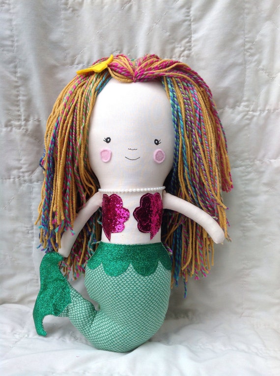 mermaid stuffed dolls