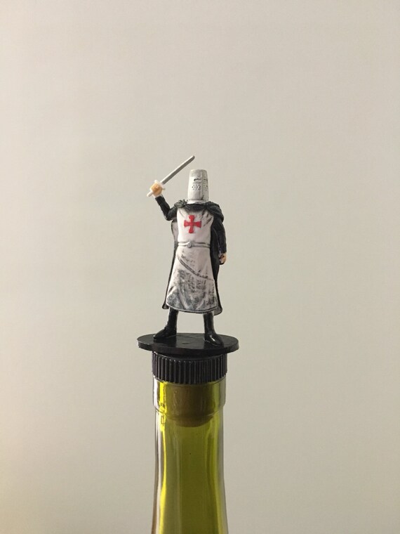 Knight Wine Stopper Medieval Knight Bottle Topper Knights