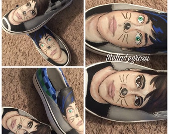 Hand Painted Dan and Phil Sneakers