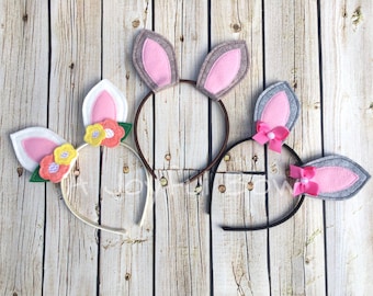 Bunny ear headband, easter, bunny ears, dress up, animal dress up, rabbit ears