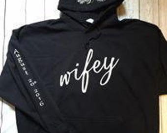 wife of the party sweatshirt