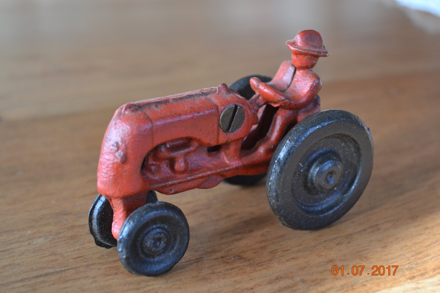 Vintage Hubley Cast Iron Toy Tractor Cockshutt Tractor by
