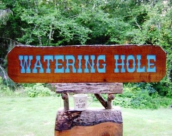 watering hole sign – Etsy