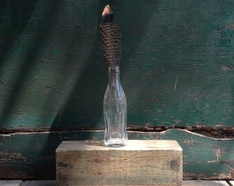 vintage coke bottle / vintage glass bottle