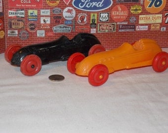 Vintage toy race car | Etsy