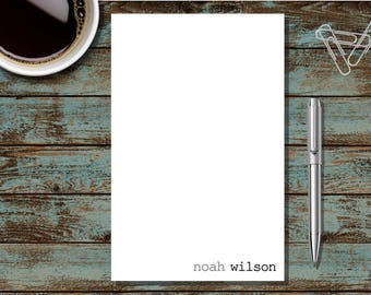 Personalized Stationary, Personalized Notepad, Monogram Stationary, Professional Notepad, Thank You Note, Correspondence, SS4 Notepad