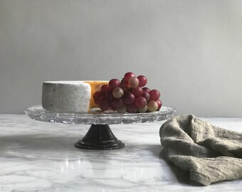 Cake Stand / VIntage Cut Glass Cake Stand / Cake Stand Vintage / Vintage Cupcake Stand