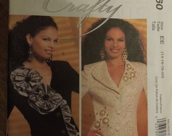 McCalls 5760, sizses 14-20, lined jackets, womens, UNCUT sewing pattern, craft supplies