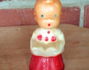 1960's Gurley Christmas candle choir child candle 3 inch