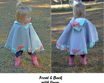 Car Seat Poncho, Girl Poncho, Boy Poncho, Carseat Poncho, Children's Fleece Poncho