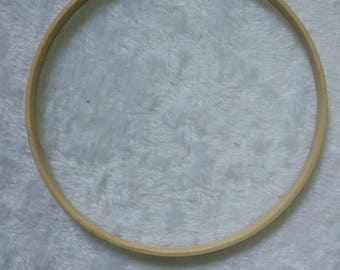 bamboo ring for baby mobile hanger, macrame and other craft projects. 20cm