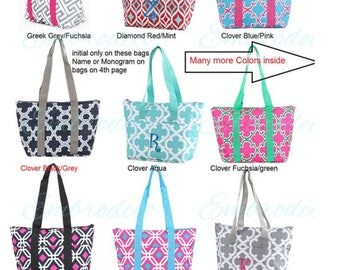 Personalized Lunch bags in New Colors! Everyone will know it's Your Lunch.