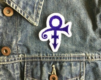 Prince Symbol Embroidered Iron-on Patch