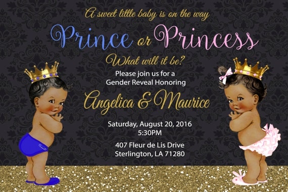 Download Prince or Princess Boy Girl Prince Princess Gender