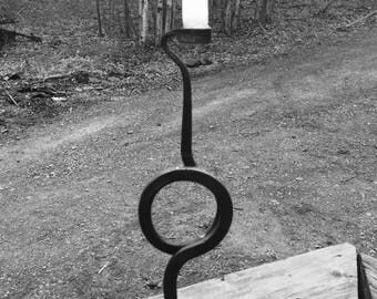 Candle Holder, 6th Anniversary Gift, Iron Candle Holder, Wrought Iron, Hand Forged, Iron Anniversary Gift, Iron Decor, Home Decor, Wedding