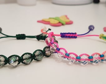 Shamballa bracelet with crystals