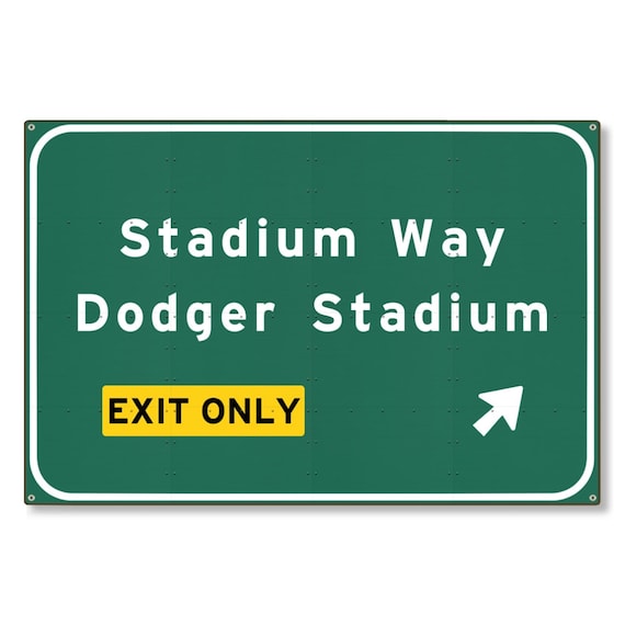 Dodger Stadium Interstate Exit Los Angeles California la ca