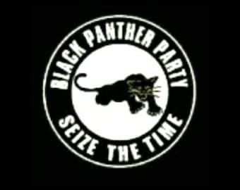 Black Panther Party T-shirt | Seize The Time Black T-shirt | Political T-shirt | Unisex T-shirt | Power Fist | Free Shipping