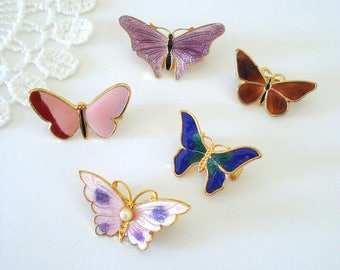 Dainty Butterfly Brooch, Sweet Whimsical Brooch, Feminine Accessory, Nature Inspired, Bridesmaid Brooch