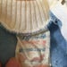 Vintage 1980s Baby Infant Boys Blue Terry Cloth Football Sleeper Hat Set! Size Newborn