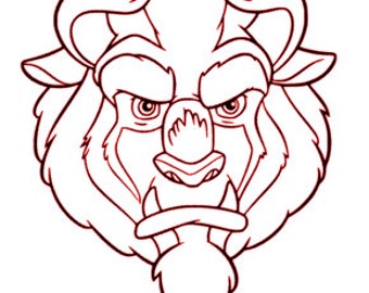SVG File of Beast Mode (Beauty and the Beast)