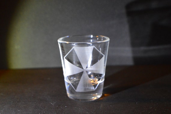 Umbrella resident evil shot glass
