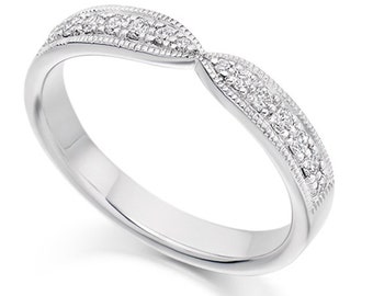 Vintage Bowtie Shaped Wedding Ring