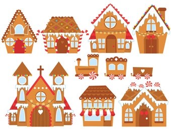 Gingerbread Clipart Gingerbread Houses and People Clip Art