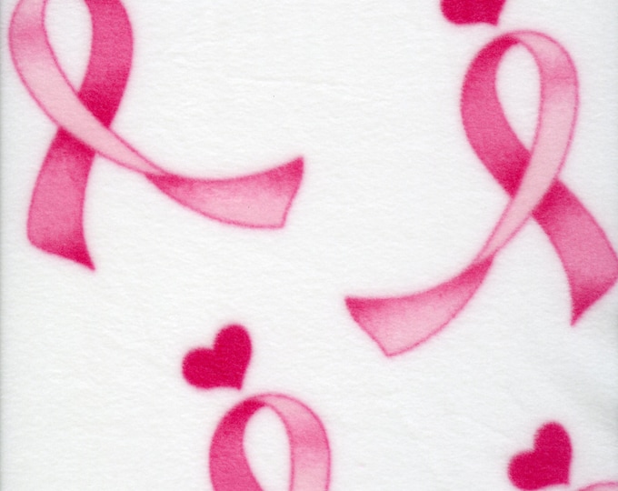 Breast Cancer Awareness Pink Ribbon Fleece Blanket, Inspirational No Sew Fleece Blanket, Coffee Lovers Throw Blanket, Inspirational Blankets