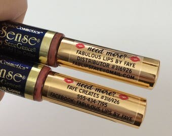 Reorder stickers for LipSense tubes