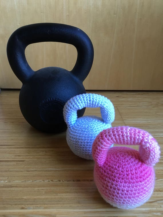 Crochet Baby Kettlebell Rattle