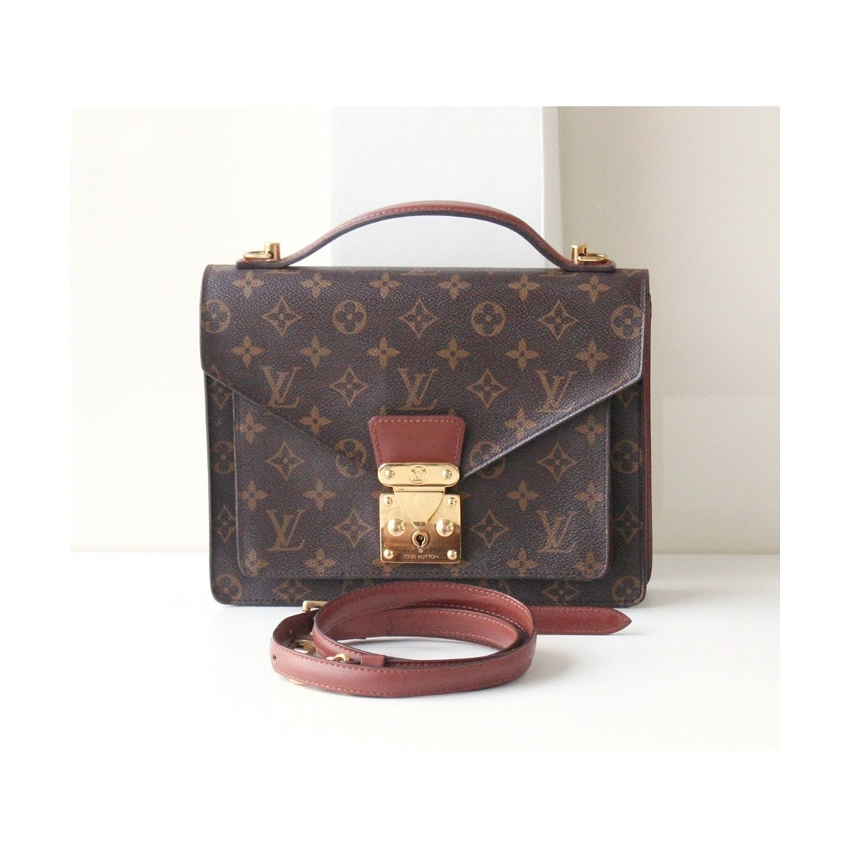 Louis Vuitton Bags Monogram Monceau Authentic Vintage handbag