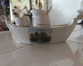 Rare Vintage Amsterdam Boat Tea Maker