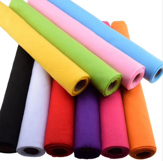 45x90cm Felt Fabric Non Woven 2mm Thick Polyester Cloth