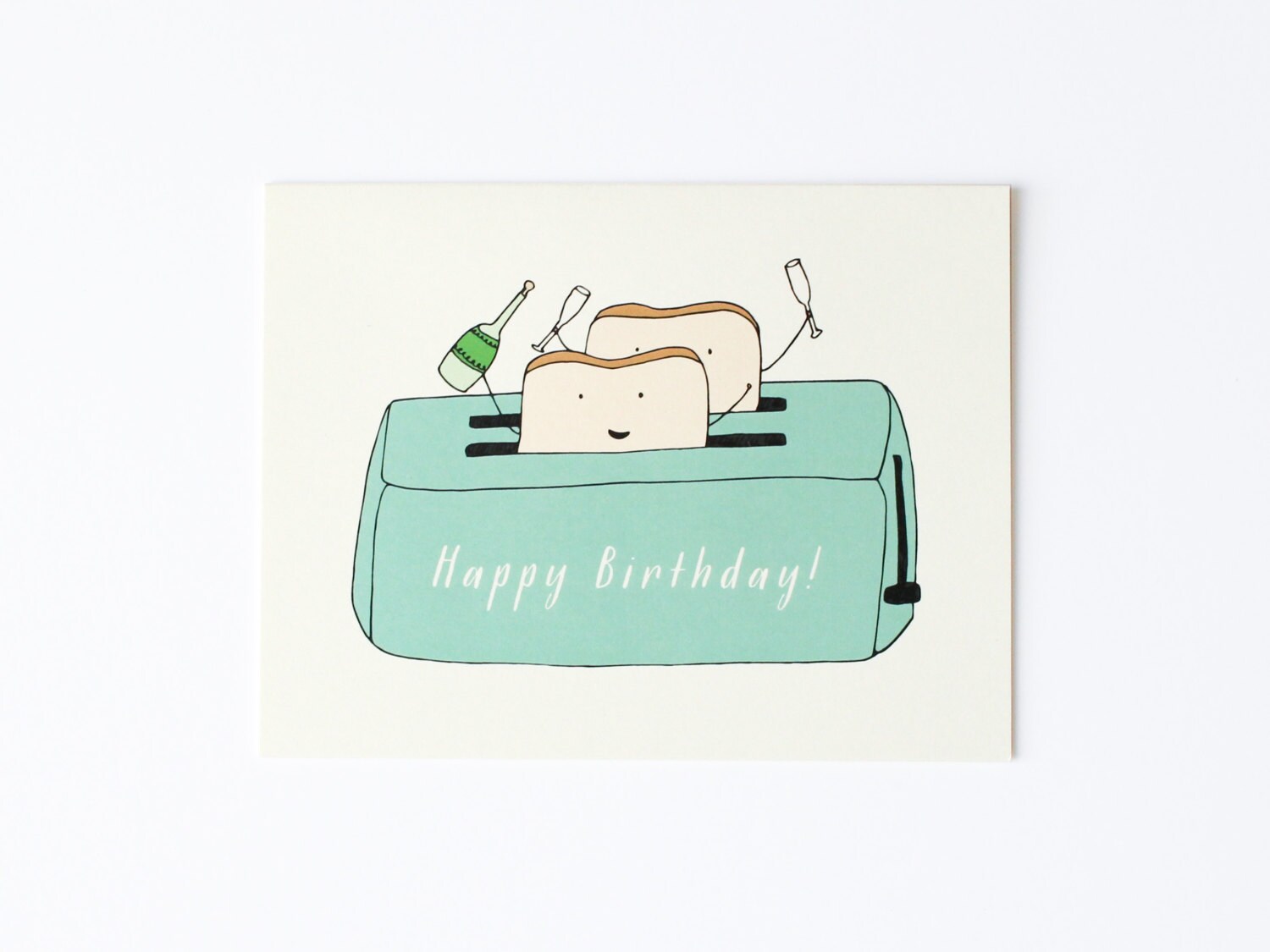 birthday card birthday toast card toast card toast to you