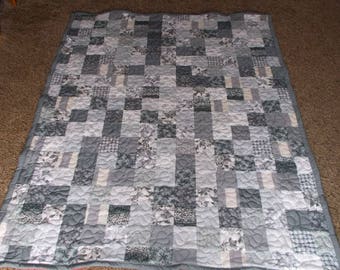 Custom Made Quilt - Patchwork Quilt - XL Twin Size Quilt - EVERYTHING SUPPLIED