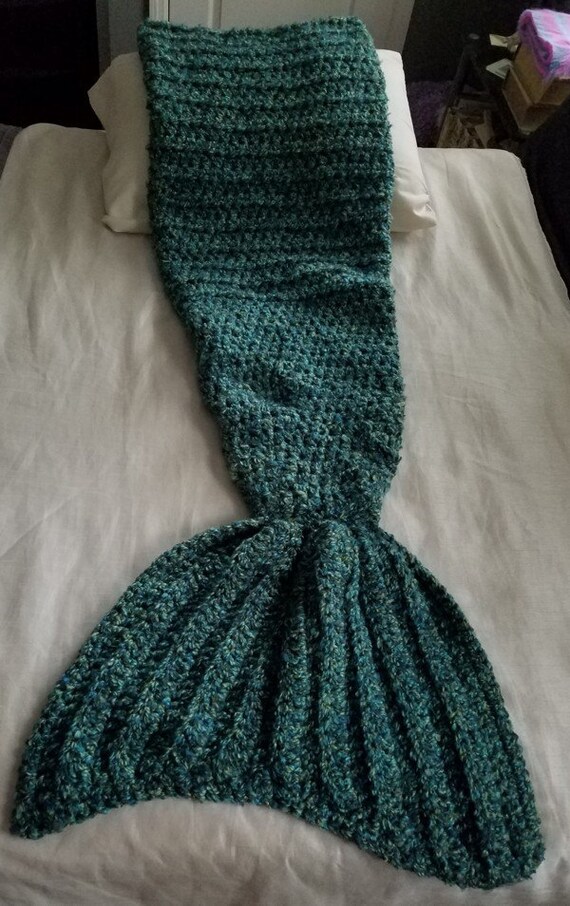 Mermaid Tail Blanket Adult Ready To Ship Mermaid Tail