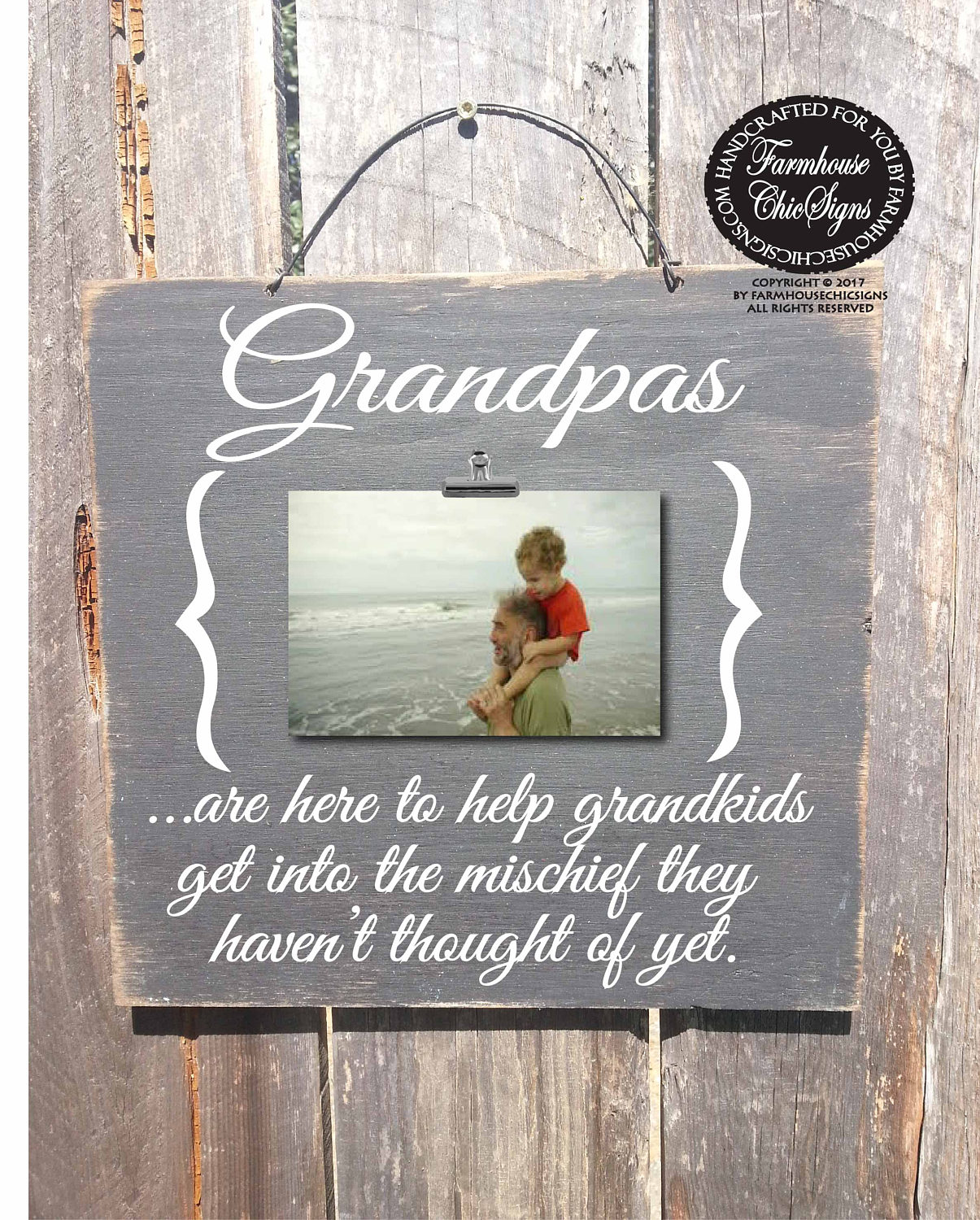 Download Father's Day gift grandpa sign grandpa frame papa gift