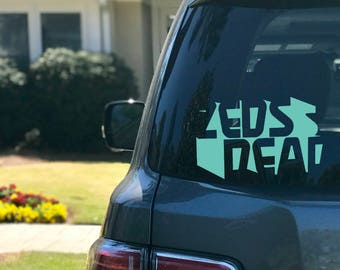 ZEDS DEAD Free shipping music festival hippie vinyl car decal Yeti cup initials sticker