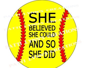 Softball quote | Etsy