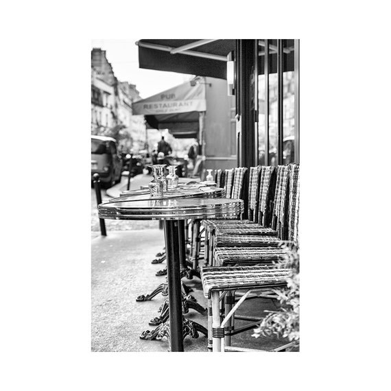 Paris Cafe Wall Art Parisian Wall Print Paris Photography
