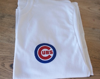 chicago cubs shirt, Chicago Cubs logo tshirt,Chicago Cubs embroidery design