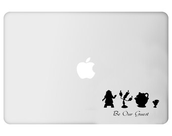 Be Our Guest Beauty and the Beast - Decal - Car - Mac - Mug