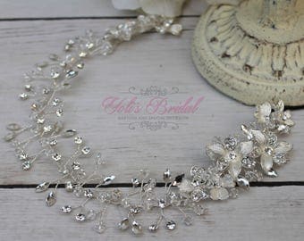 FAST SHIPPING!! Bridal Hair Comb, Swarovski Hair Comb, Crystal Hair Comb, Swarovski Hairband