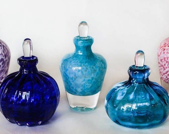 Hand Blown Glass Perfume Bottle