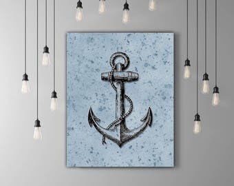 Metal Anchor Wall Decor anchor decor | etsy Metal Anchor Wall Decor anchor decor | etsy